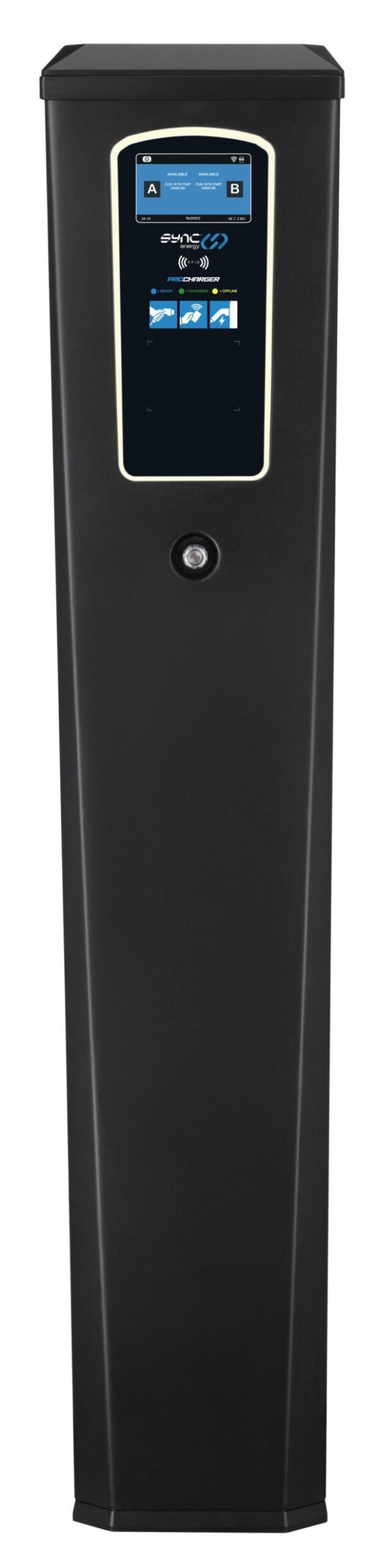 EVPCFSM211NBGR Floor Mounted with 4G MID Meter - Three Phase