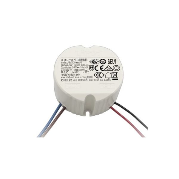LIFUD Circular Casing Triac Dimmable LED Driver LF-BATxxx